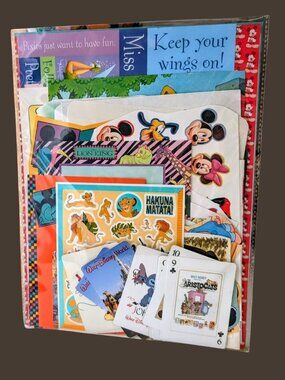 Large Disney Junk Journal Pack in 9.5" x 12" Sleeve - Mixed